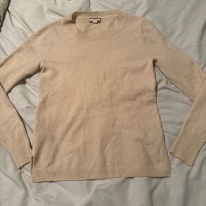 J. Crew Cashmere Cream Sweater